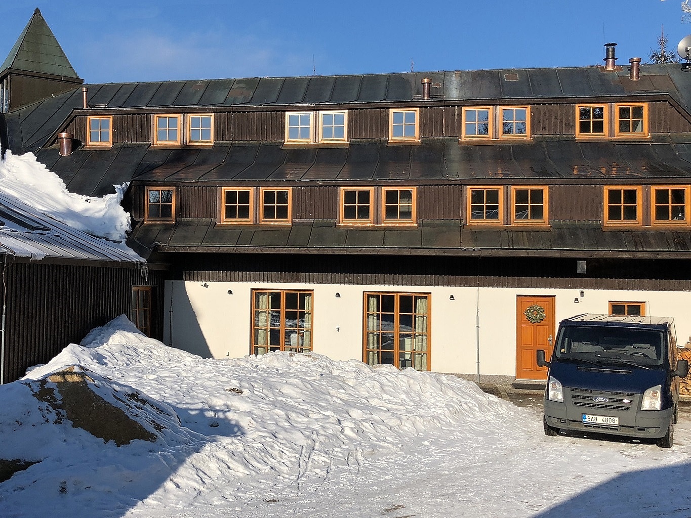 Rekonstruktion einer Berghütte in Hrabětice im Isergebirge 1/15