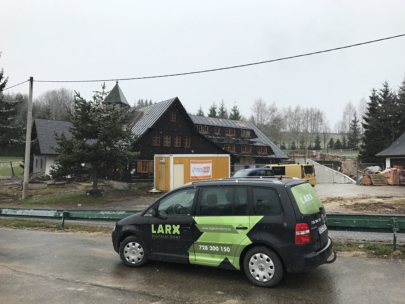 Rekonstruktion einer Berghütte in Hrabětice im Isergebirge 12/15