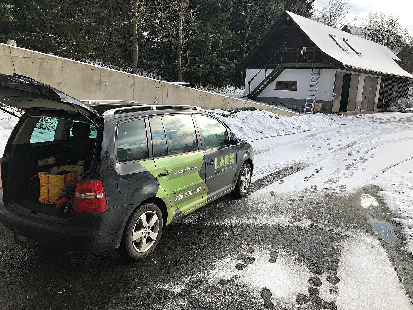 Rekonstruktion einer Berghütte in Hrabětice im Isergebirge 13/15